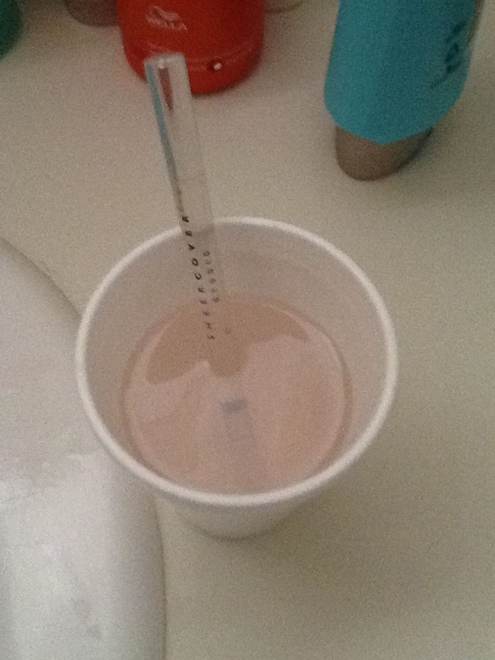 Steep brush in warm water for desired time, i do it for only a minute