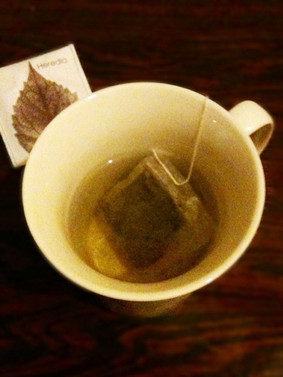 Steep the tea for about three or four minutes. Be careful not to steep longer than five minutes or you'll end up having a bitter tea.