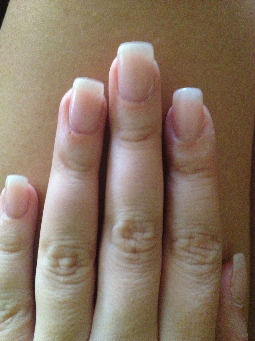 Step 1: Base coat those digits!