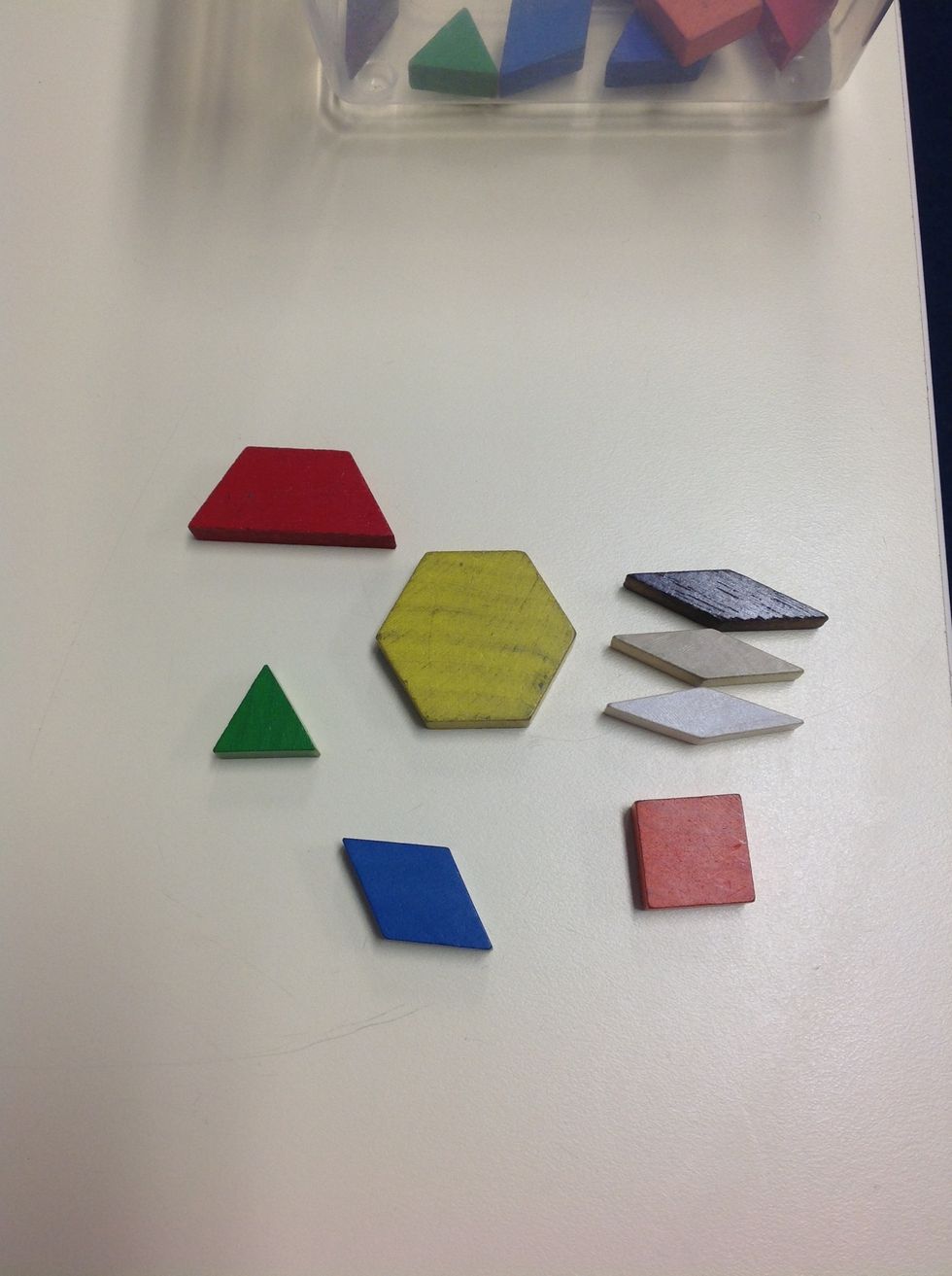 Step 1: Choose the shapes you would like to use.