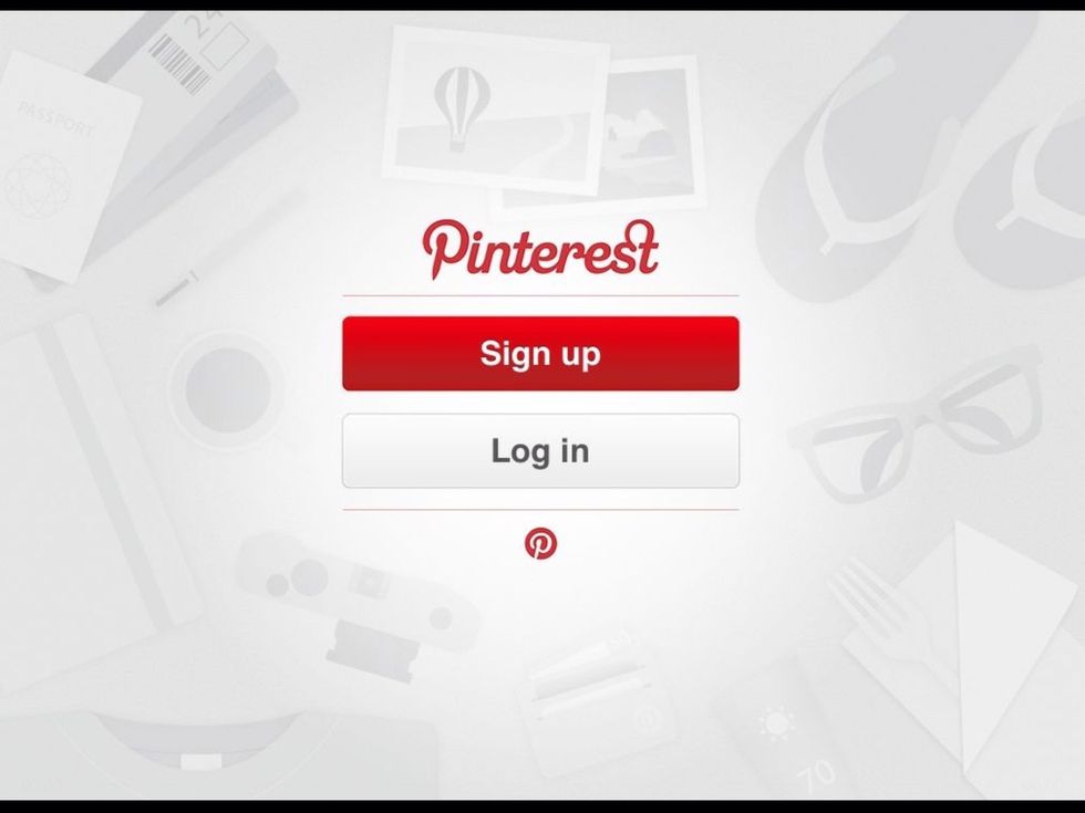 Step 1: Create a pinterest profile. Go to pinterest.com Sign up with facebook or as new user. (You can make your board secret or logon with your superhero name if you are big on privacy).