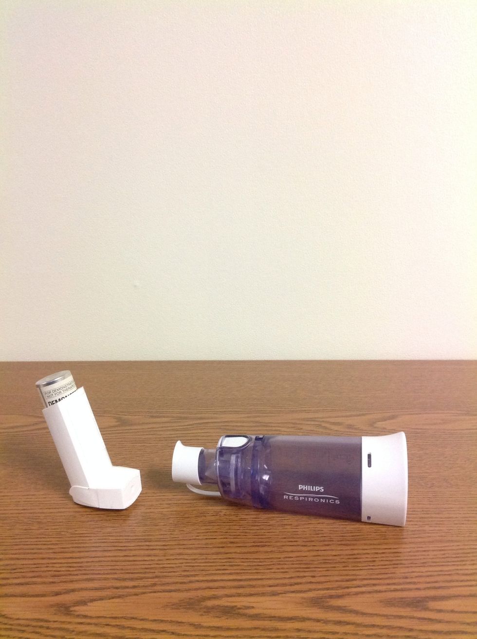 Step 1. Gather supplies, MDI and spacer