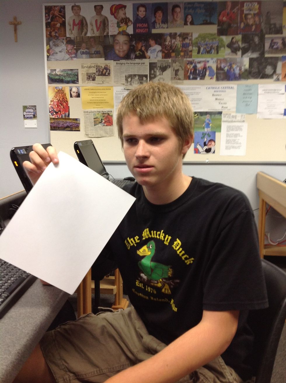 Step 1. Get a piece of paper
