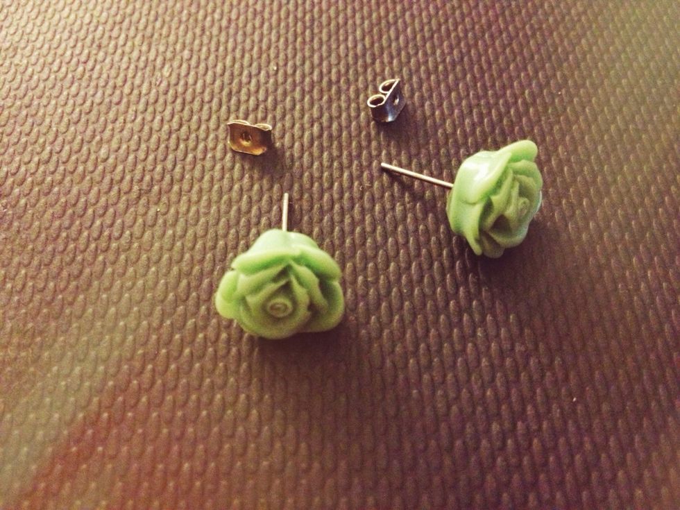 Step 1: Lay your earring studs out