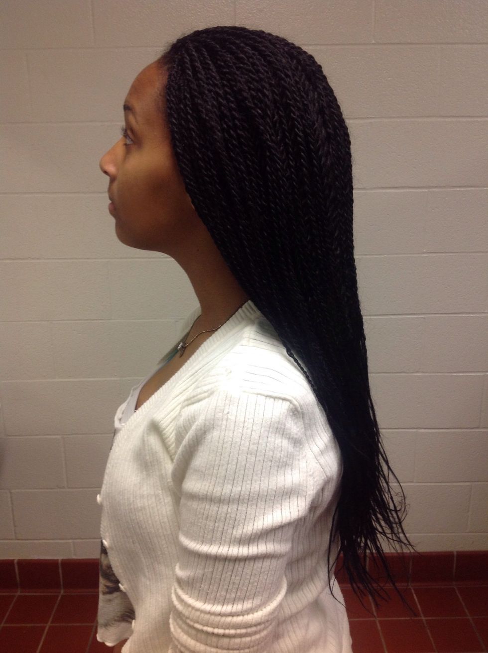 Step 1: Let all your hair down.