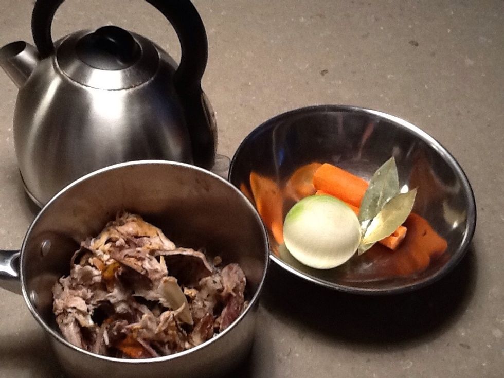 Step 1: make the Chicken stock