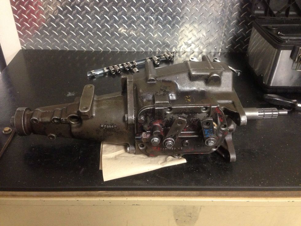 Step 1 Place the tran on a Bench