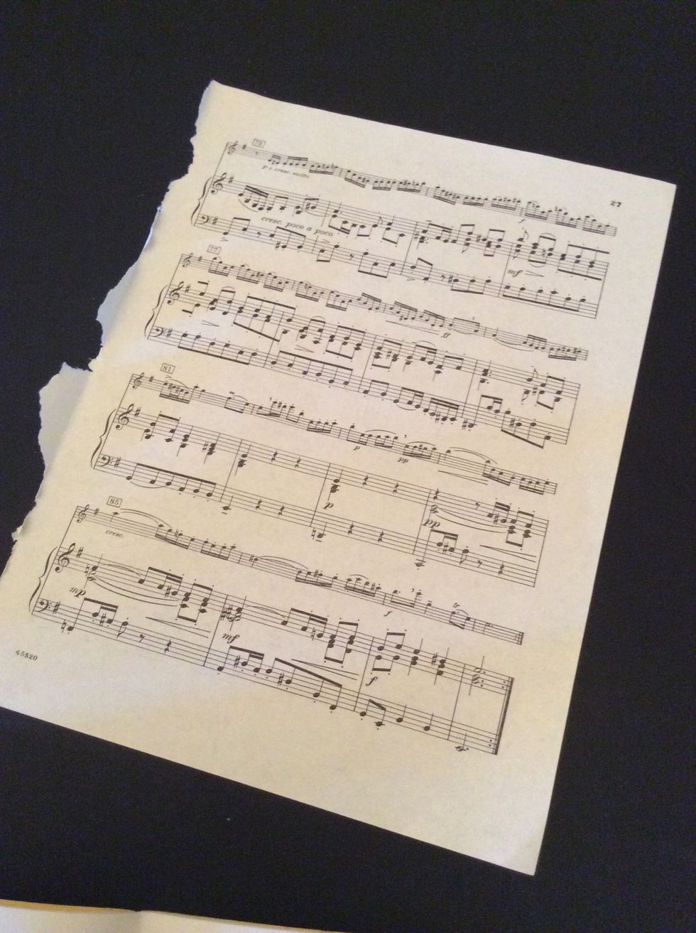 Step 1- take a sheet of paper.