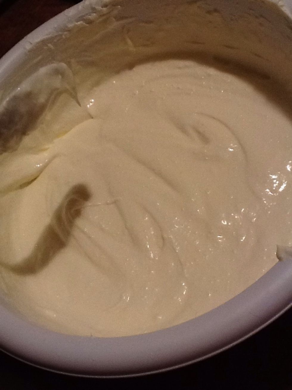 Step 10- beat until well mixed.