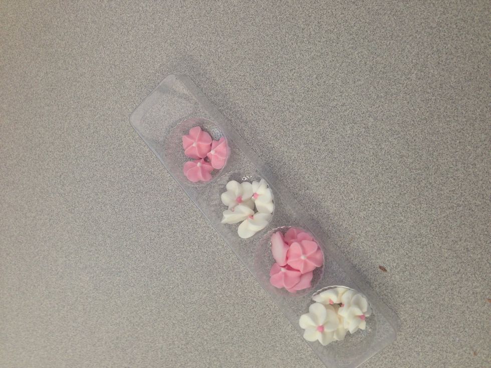 Step 11. Take a packet of edible flowers.