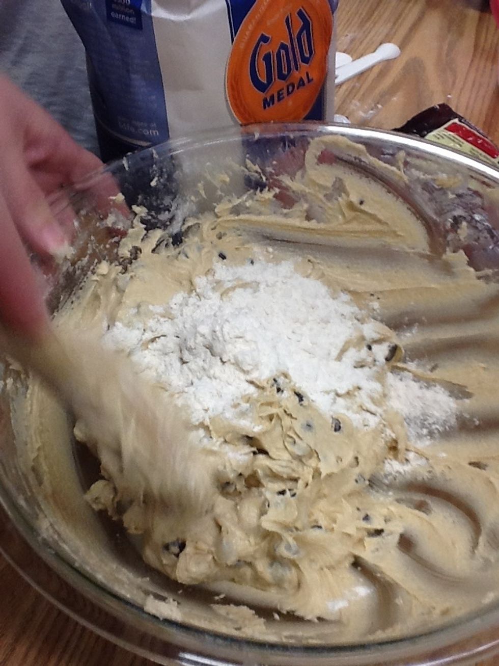 Step 12 Add extra flour if mixture is too gooey.