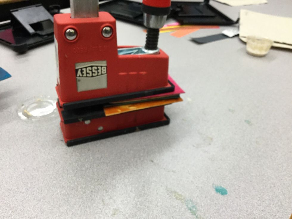 Step 12: put the glued vaneers in, and wait for more steps.