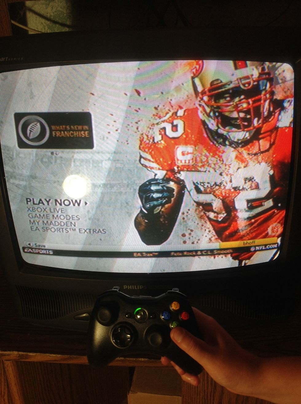 Step 12: Select "Play Now" by pressing the S button.