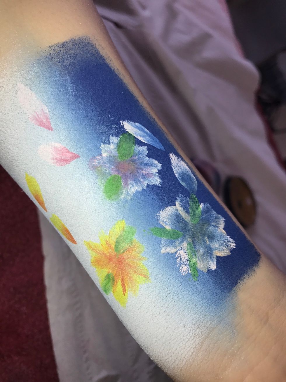 Step 14/do as many flowers as you want