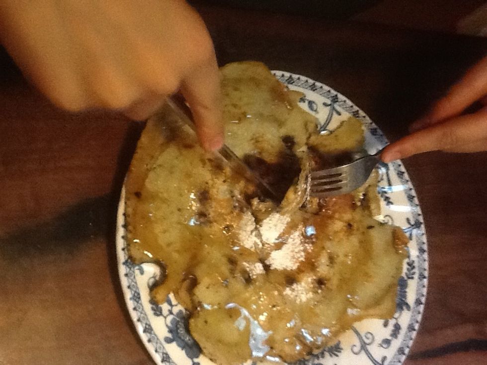 Step 17: Eat your pancakes and ENJOY!!!!!!!!!!