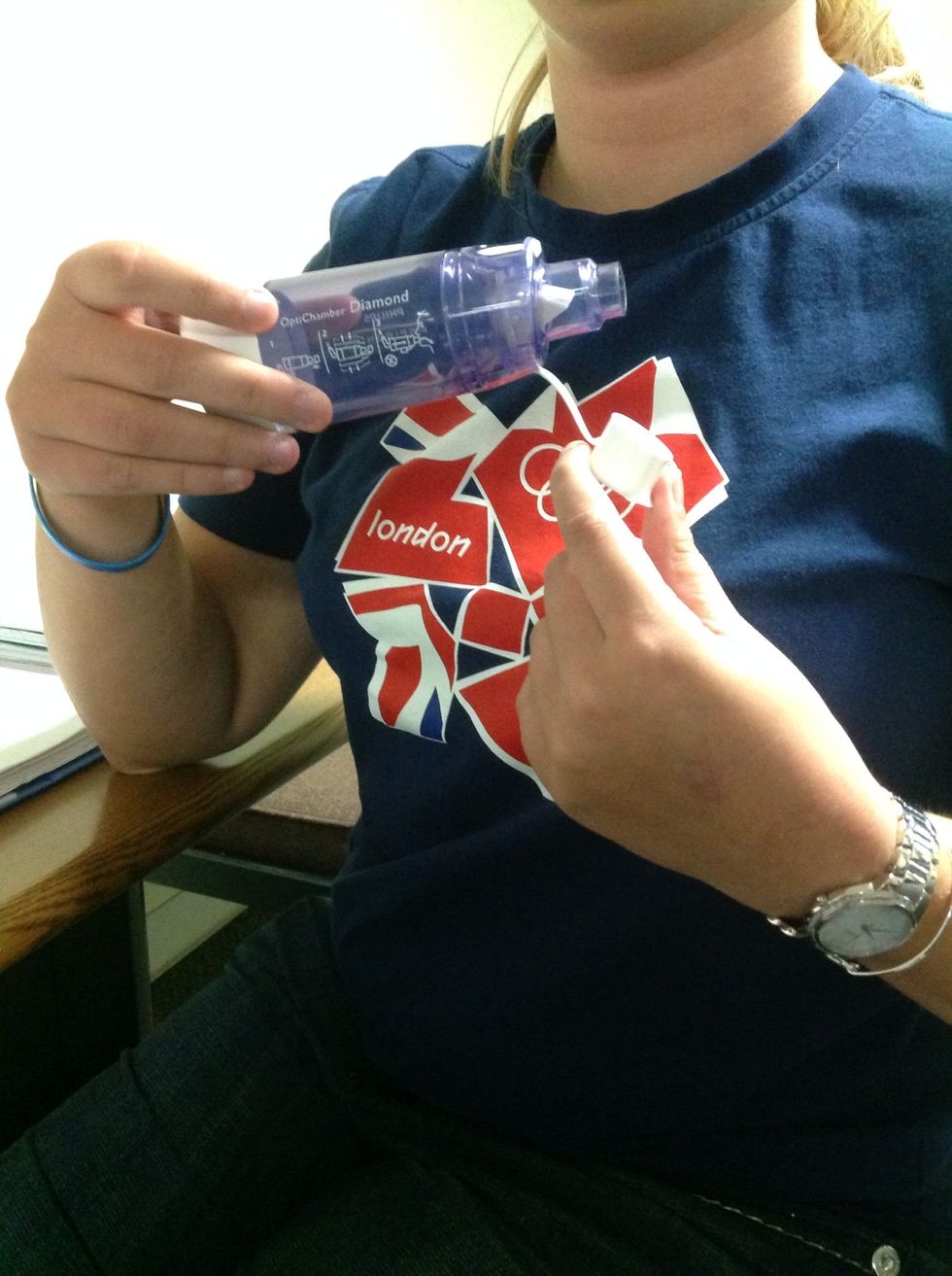 Step 2.5 Remove cap from spacer