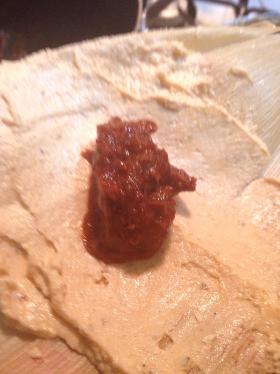 Step 2: Add the carne in it.