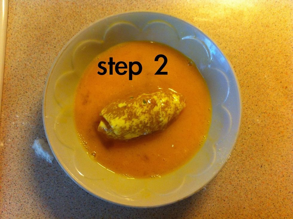 Step 2: eggs.