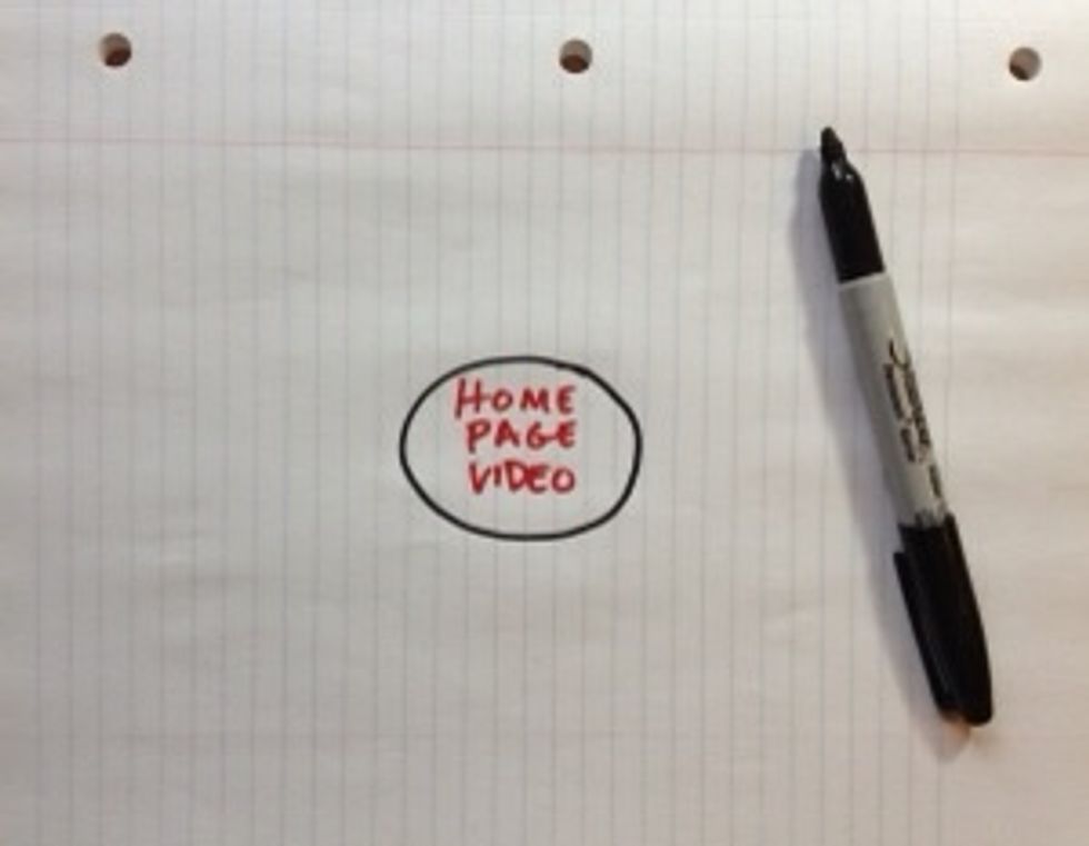 Step 2.Now circle it with a black marker