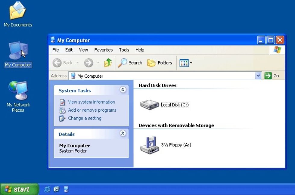 Step 2. Once your USB / Memory stick is in your device, a window should appear on your device.