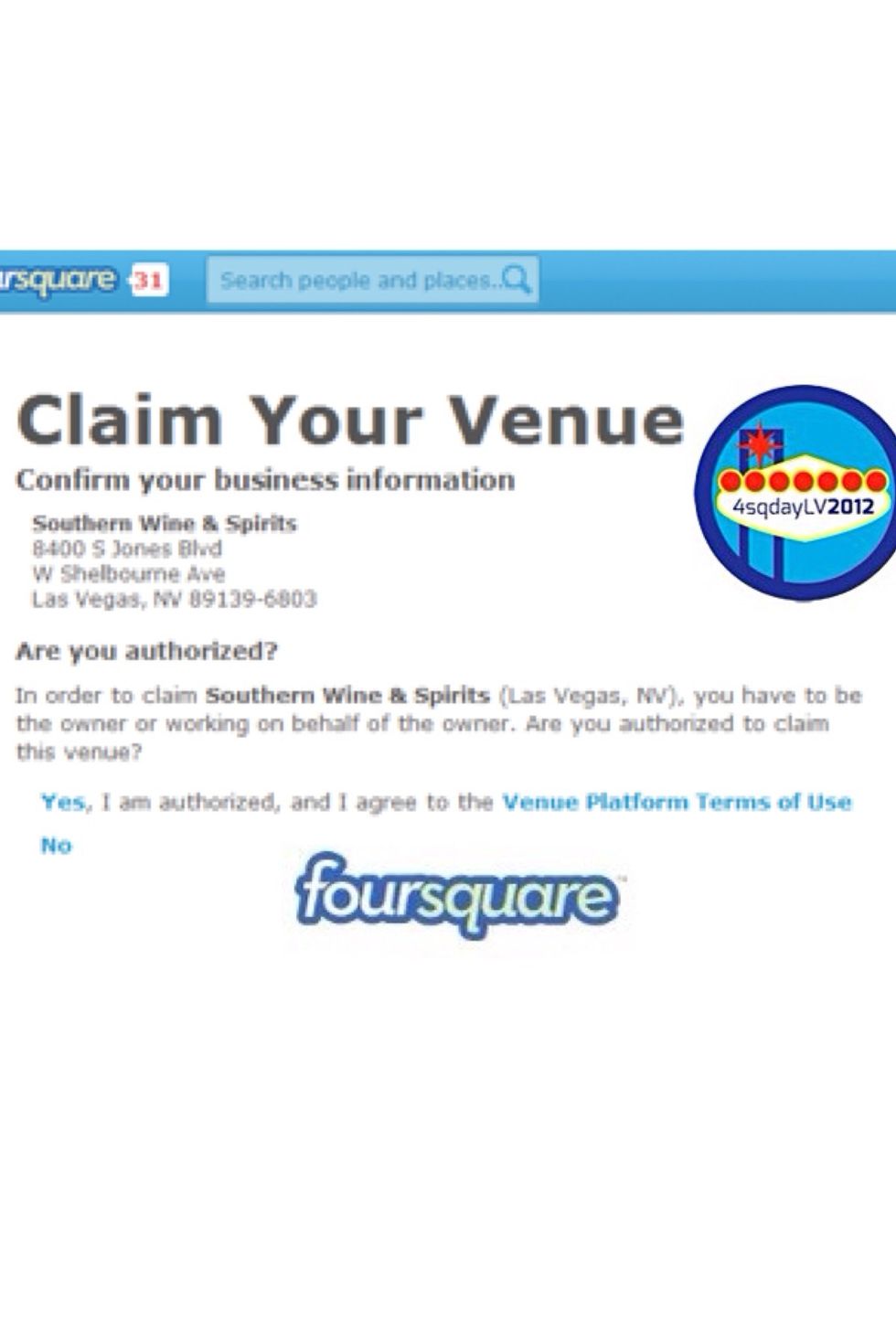 Step 3 Clarifies again that you are an agent of this business and introduces the Terms of Use.