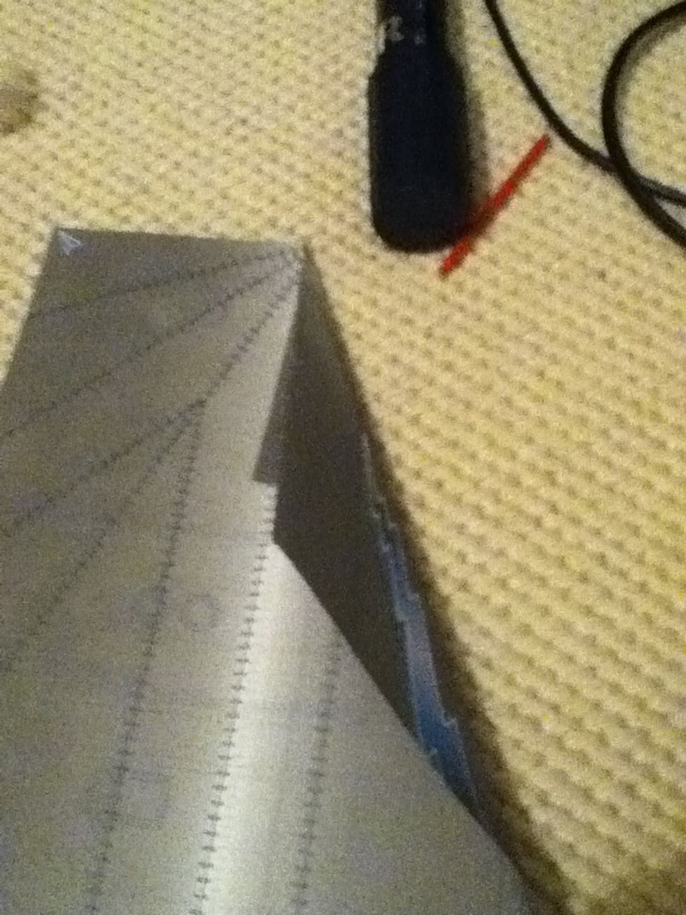 Step 3: fold the corner over again