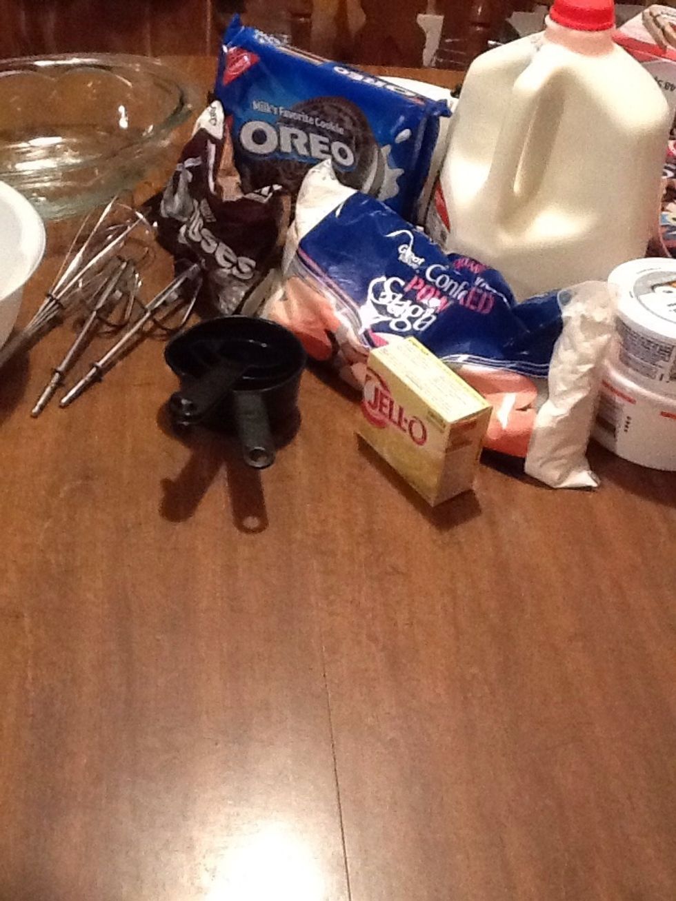 Step 3- get out all needed materials and equipment.