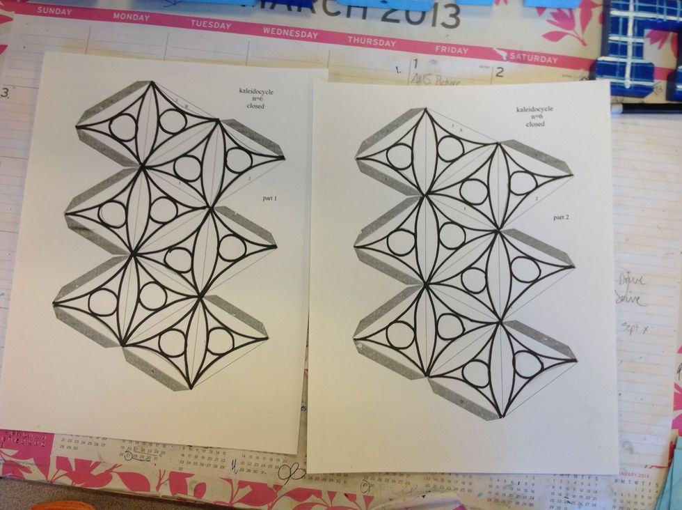 Step 3: Go over your pencil lines with a sharpie. Go back and erase your pencil lines when you are done.