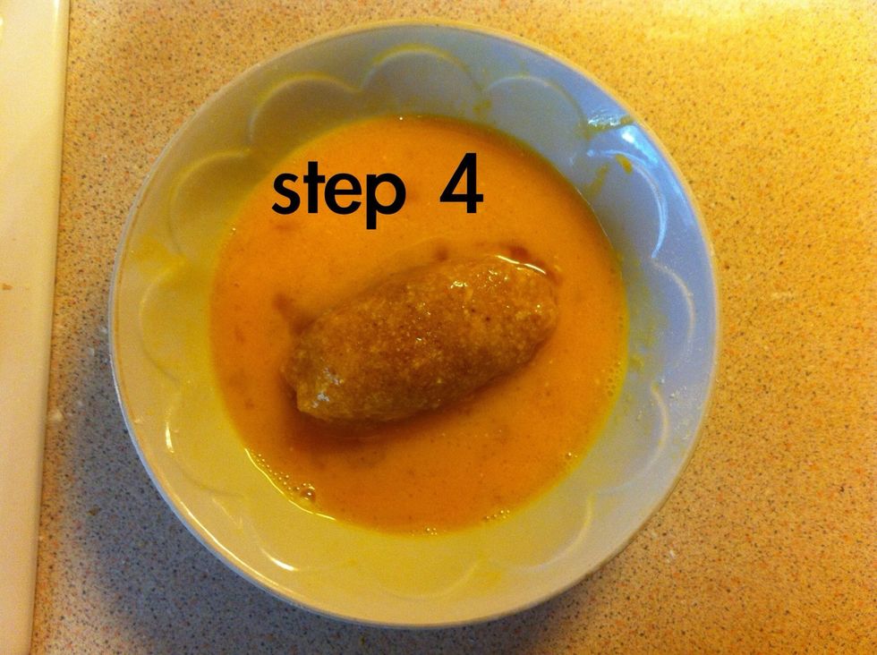 Step 4: eggs.