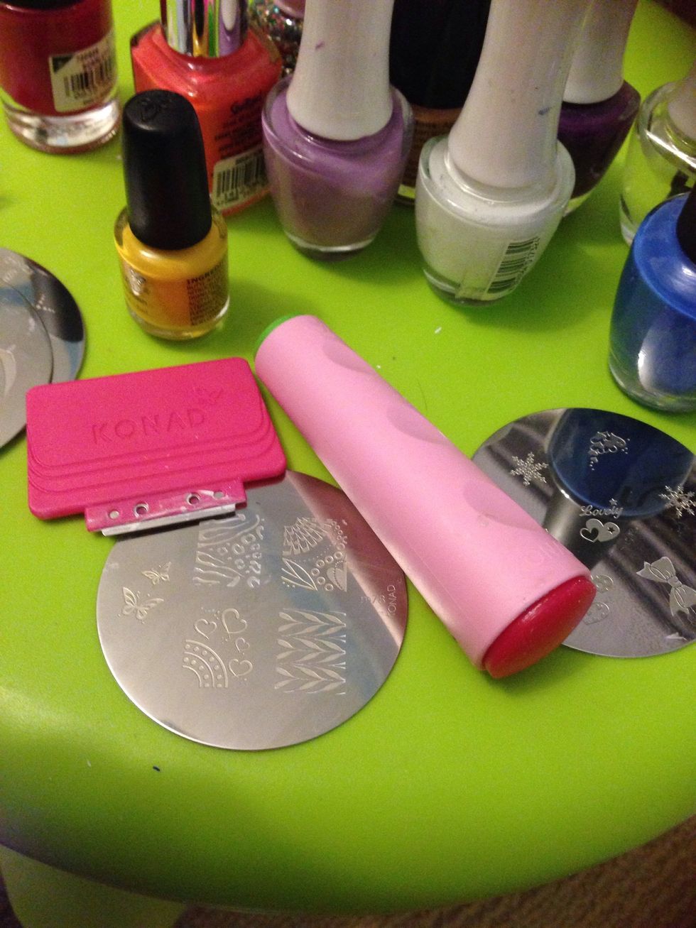 Step 4: Get ready your stamping tools