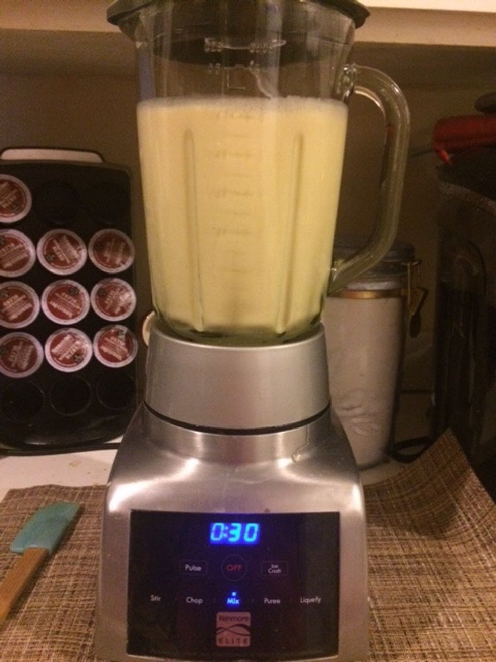 Step 5: Blend/Mix mixture for 30 sec