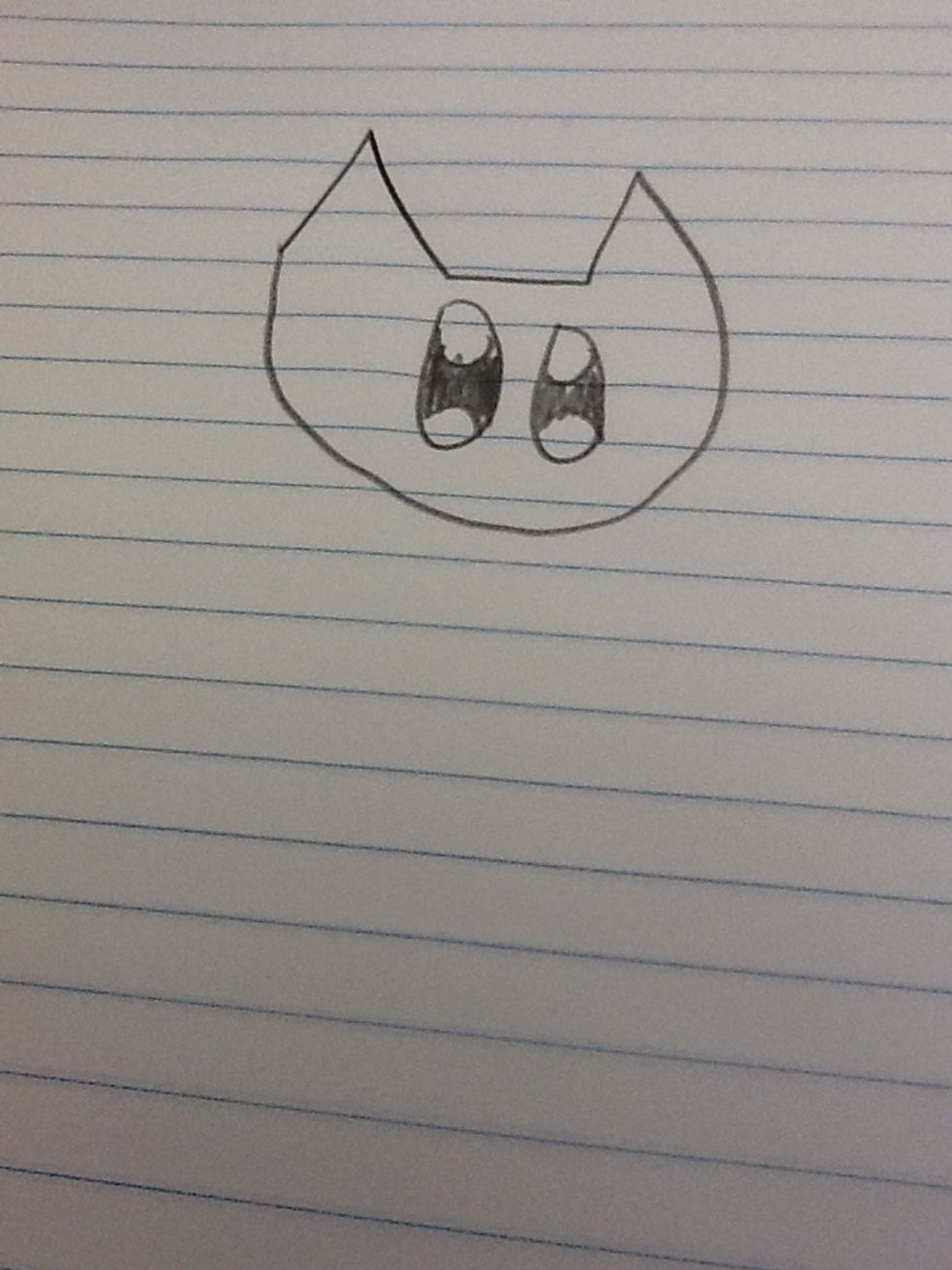 Step 5: Color in the blank space in the eyes. -Taylor Swift