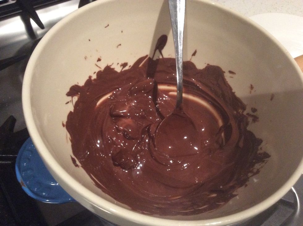 Step 5: keep stirring until all the chocolate has melted