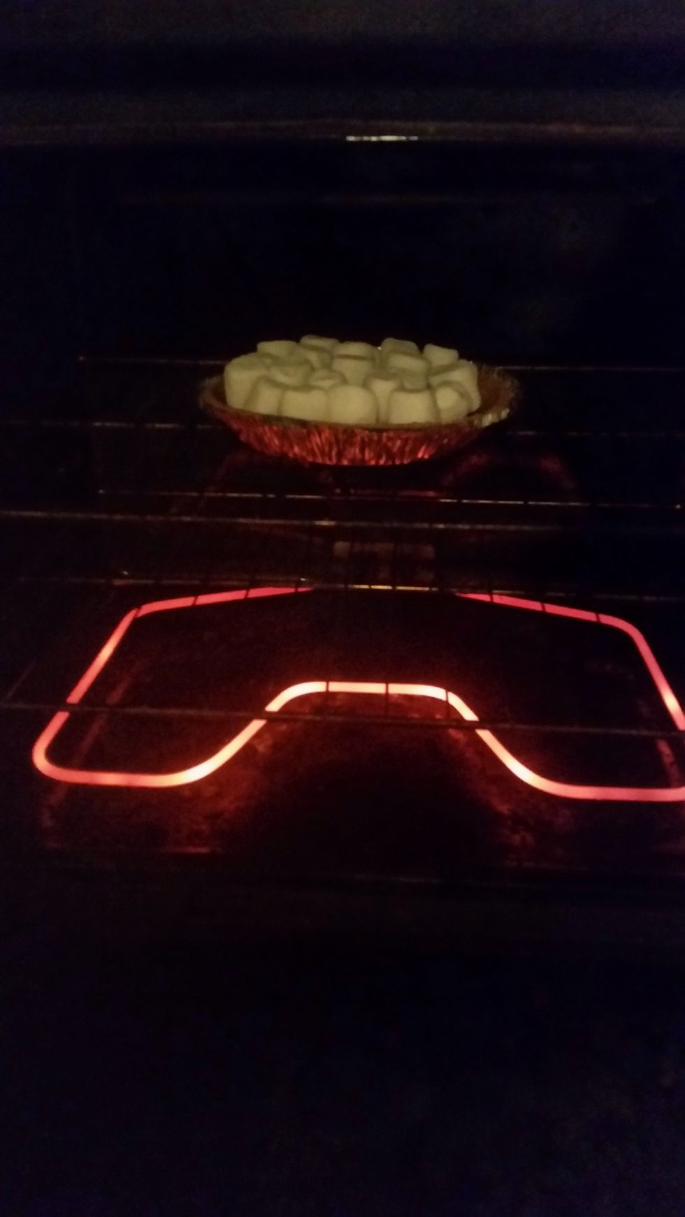 Step 5: Leave pie in the oven until the marshmallows brown.