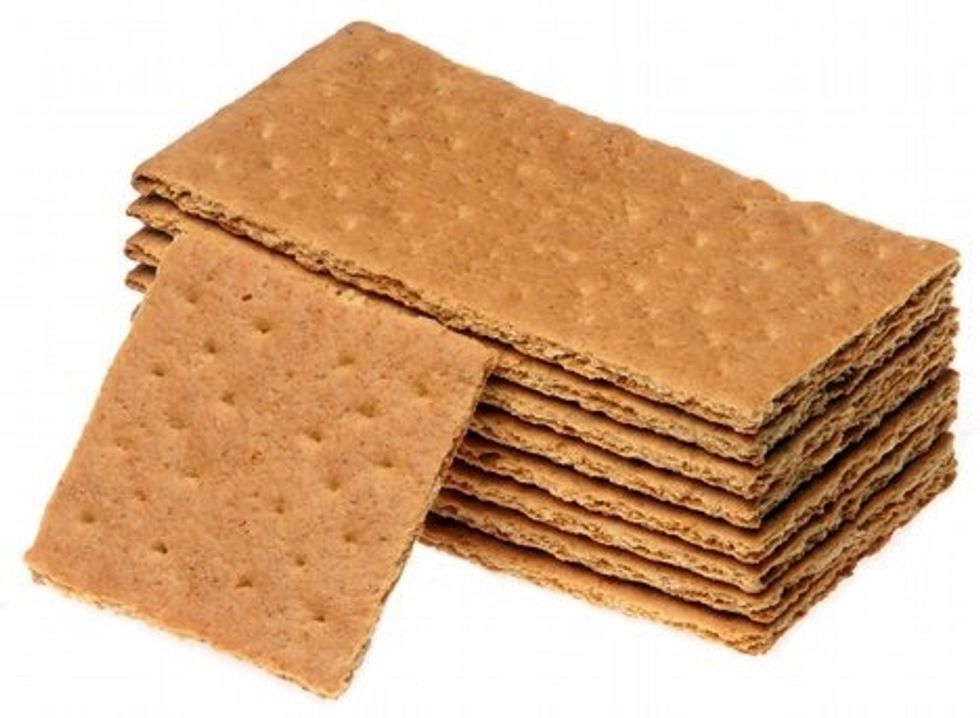 Step 5. Place the gram cracker on top...