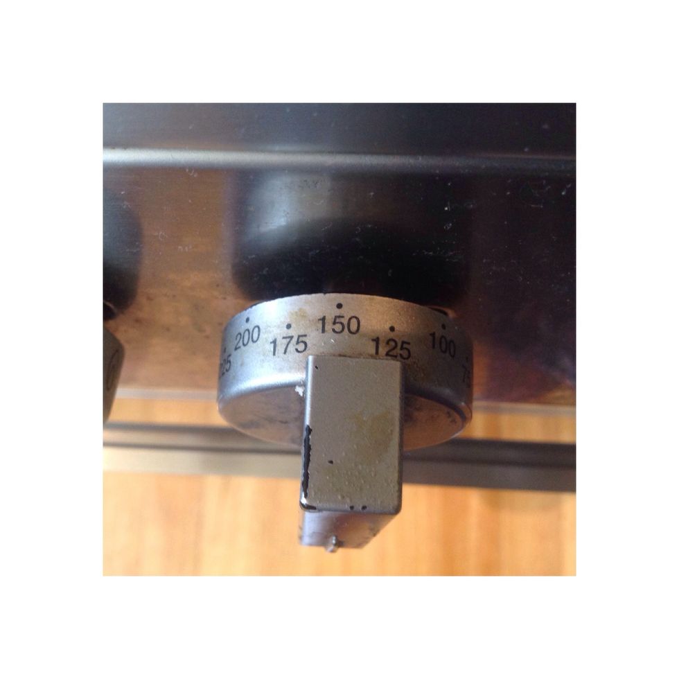 Step 5. Preheat the oven to 150C.