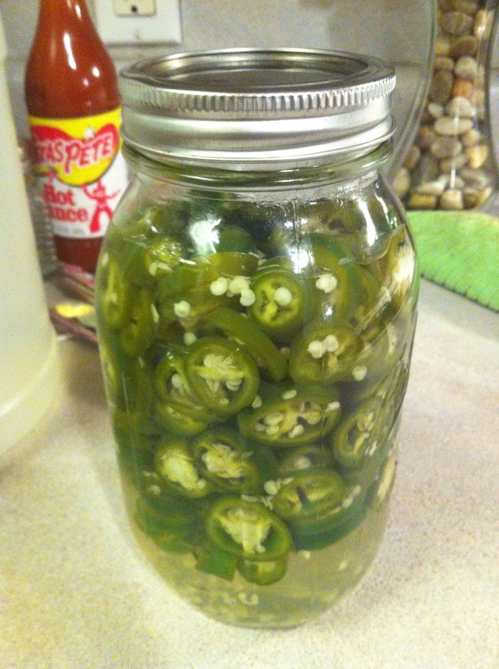 Step 5: Put the lid on the mason jar and let sit for a couple weeks.