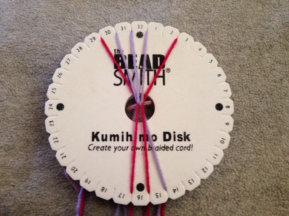 STEP 5 - Thread 17 goes up to 30.