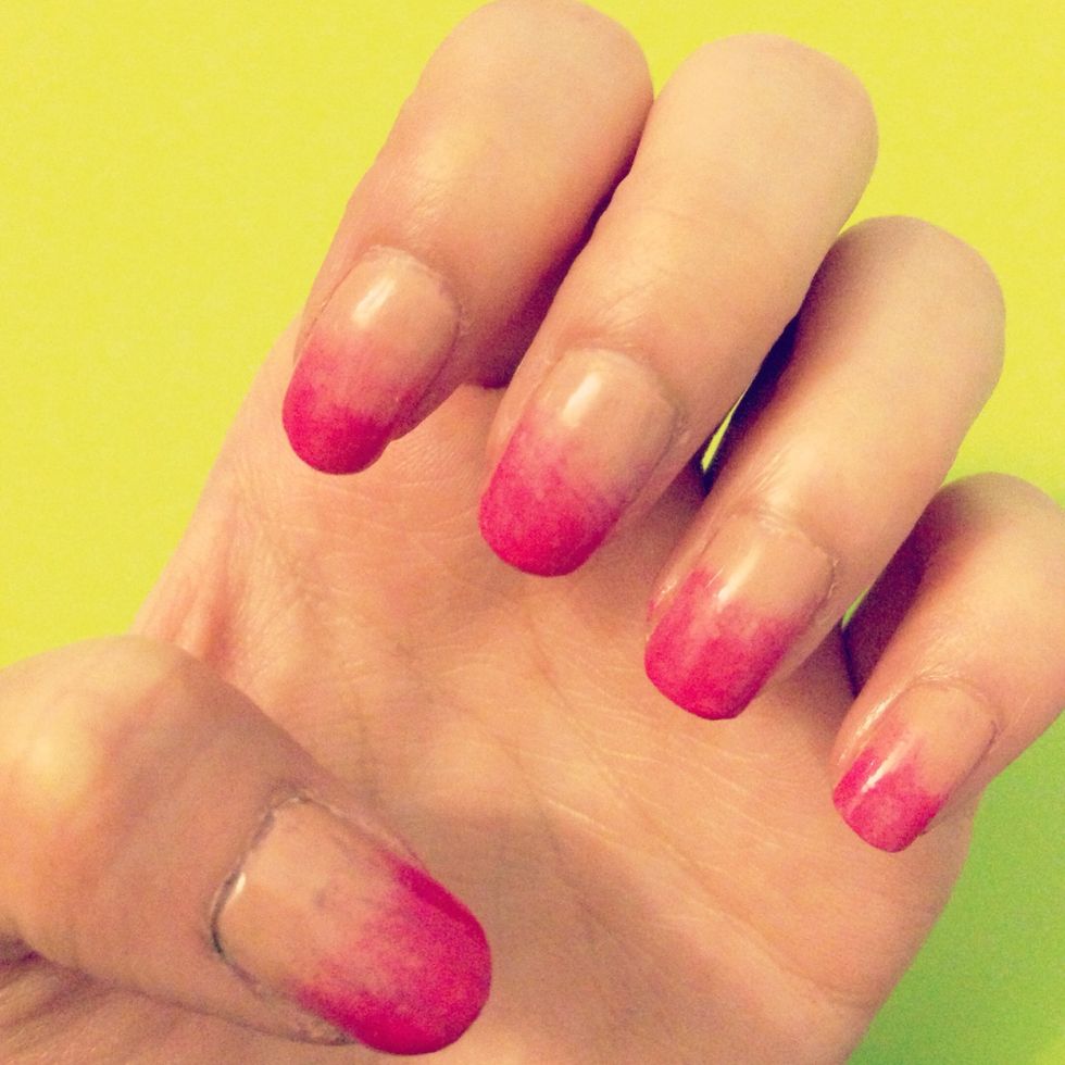 Step 6: Apply top coat and you are done! Have fun!