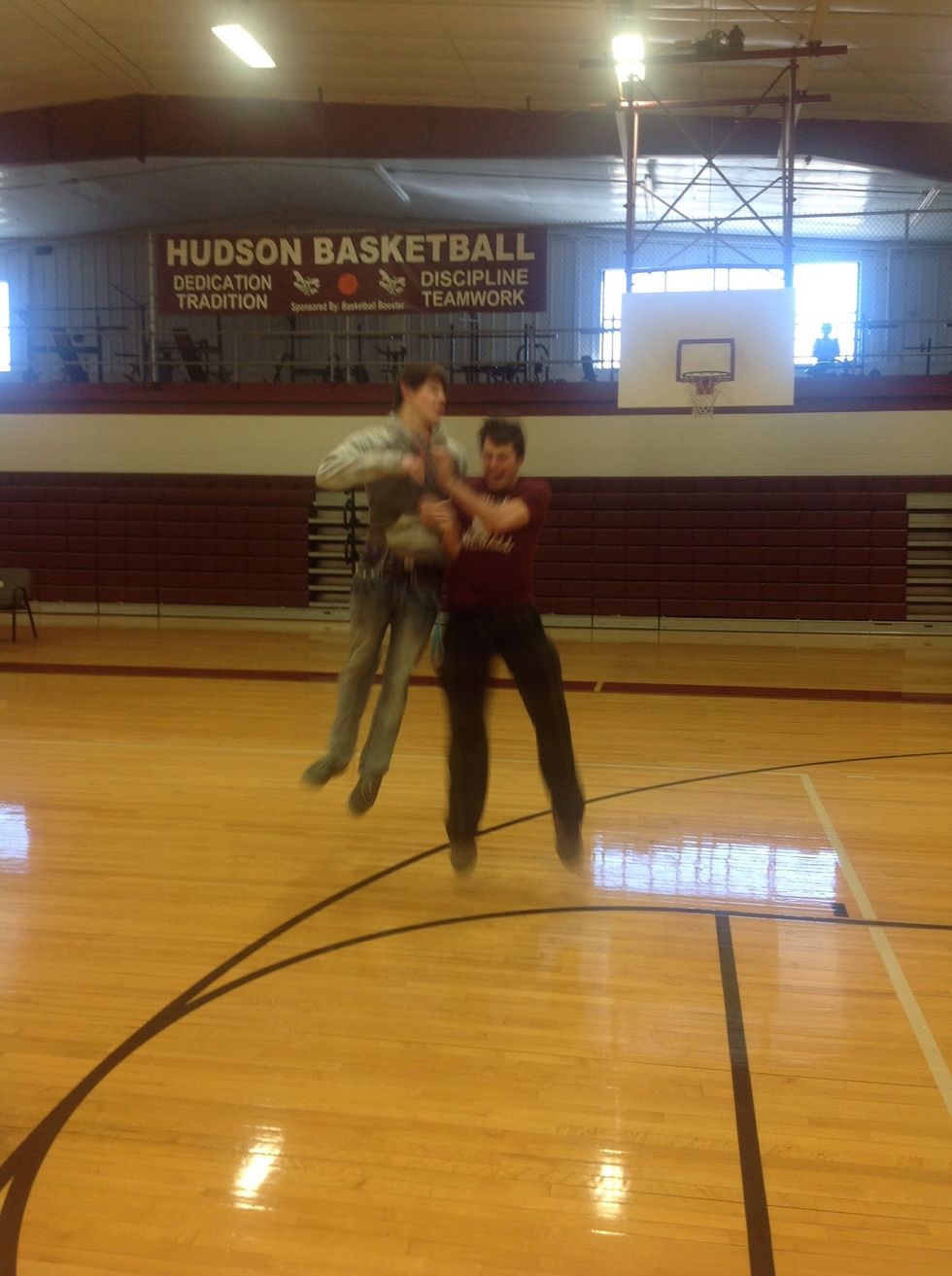 Step 6- execute the move properly, while making sure you don't get injured