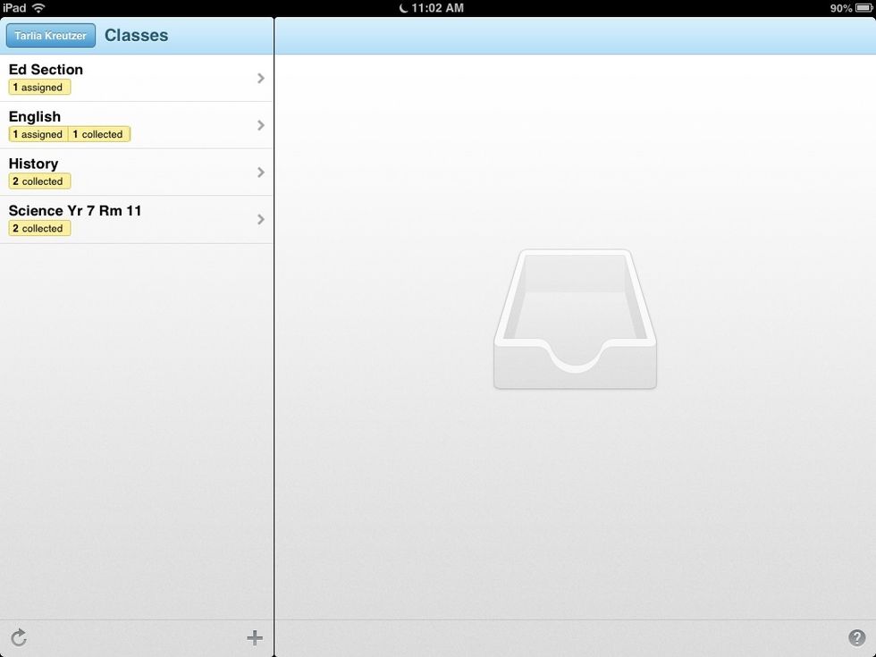 Step 6. Once Showbie is open choose your class.