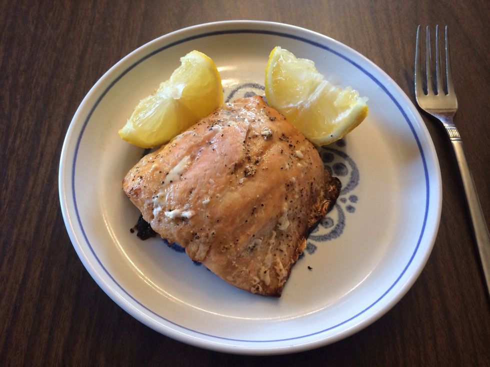 Step 6: serve with lemons and enjoy