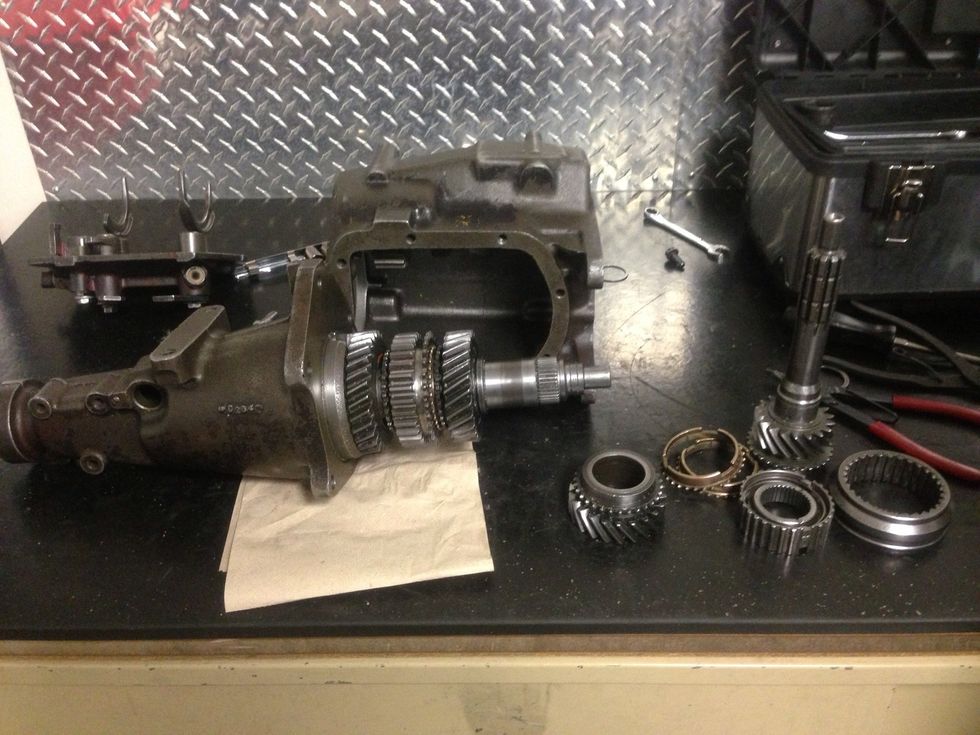 Step 6 Take 3rd gear off