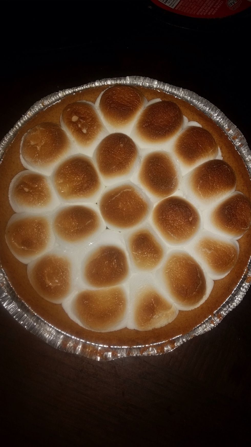 Step 6: Take pie out to cool for about 10 minutes.