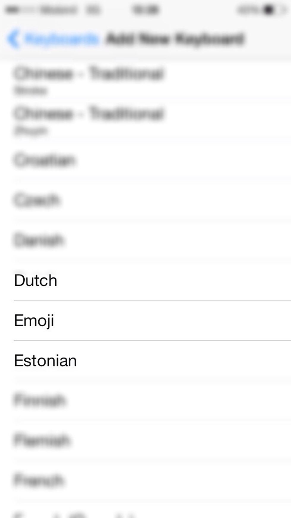 Step 6: Tap at (Emoji)