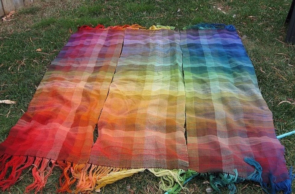 Step 8: Now you have a beautiful blanket!