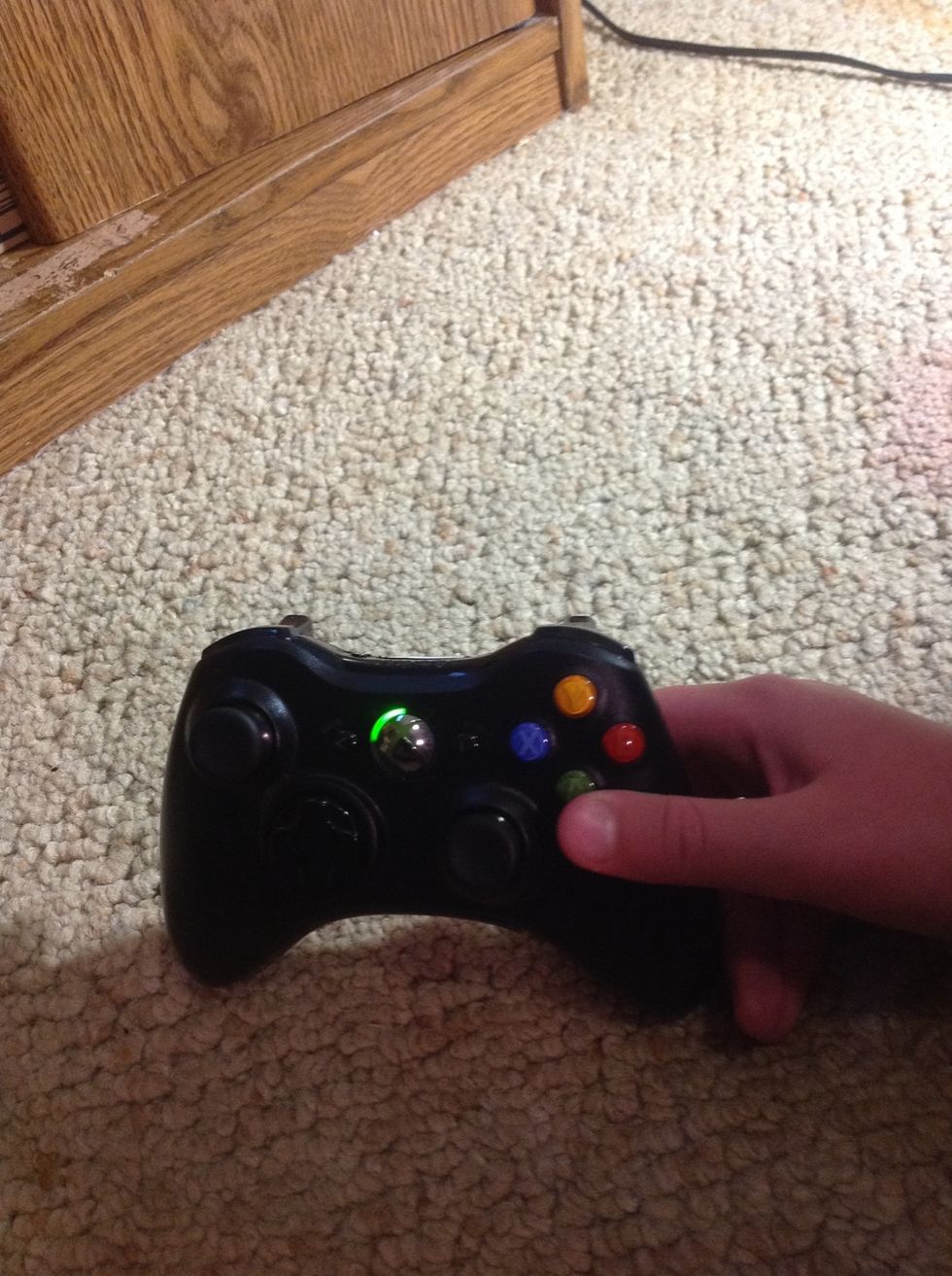 Step 8: Press the A button to select the profile to sign in.