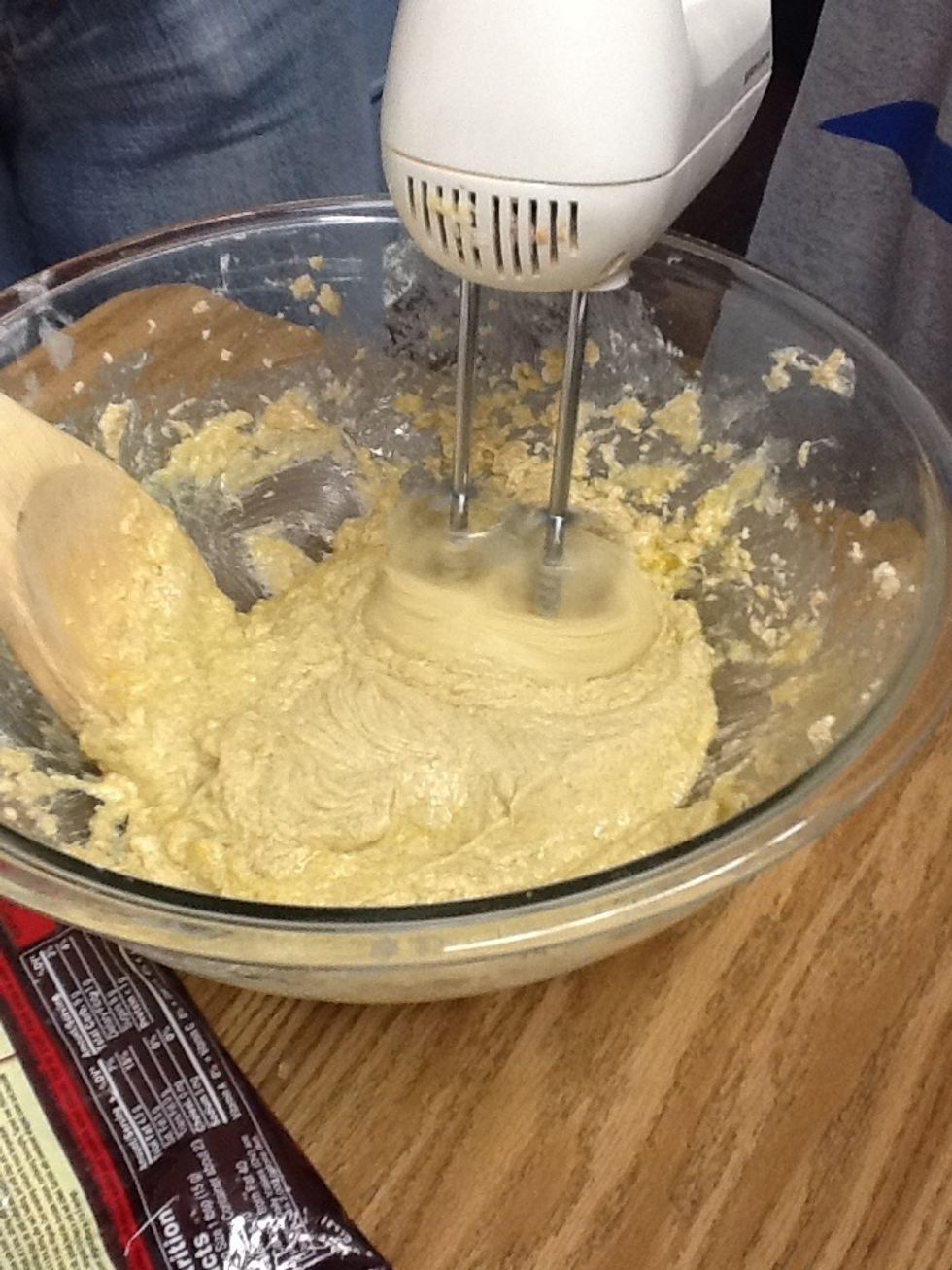 Step 9 Beat until creamy.