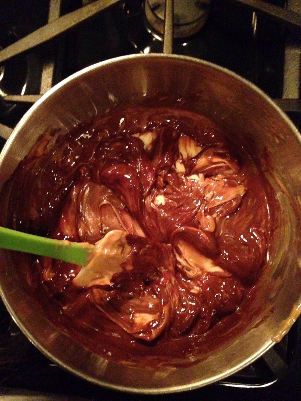 Step 9: Begin mixing all ingredients together.