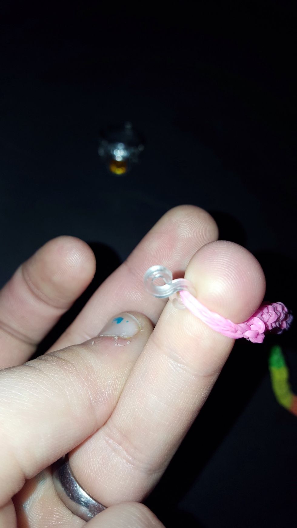 Step 9: Get "S" or "C" clip and put all 4 corners onto it.
